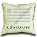 US Airways Logo Linen Pillow Case Cover