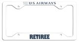 US Airways Retiree - License Plate Frame