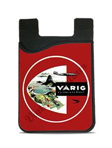 Varig Airlines Vintage Bag Sticker Card Caddy