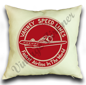 Varney Speed Lines Bag Sticker Linen Pillow Case Cover