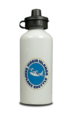 Virgin Islands Seaplane Shuttle Vintage Aluminum Water Bottle
