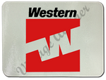 Western Airlines Last Logo Glass Cutting Board