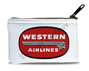Western Airlines 1950's Vintage Logo Rectangular Coin Purse