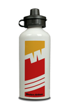 Western Airlines Timetable Cover Aluminum Water Bottle