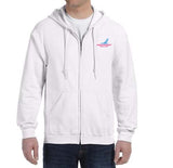 Piedmont Airlines Zipped Hooded Sweatshirt