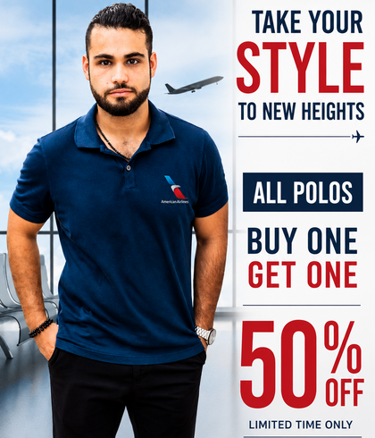 Buy One Get One 50% Off All Polos!