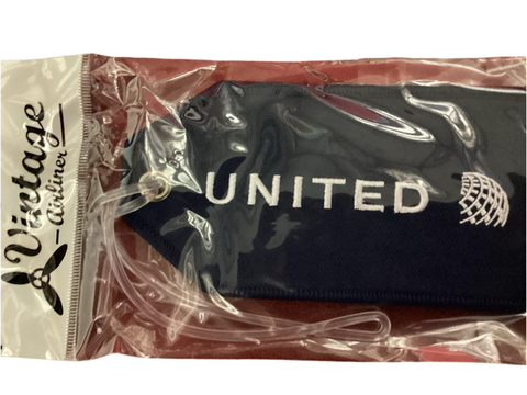 United Airlines Bag Tag with Globe