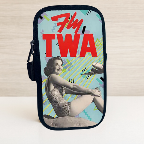 TWA Vintage Poster Travel Pouch