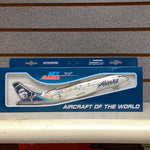 SKYMARKS ALASKA A320 1/100 PRIDE W/WOOD STAND & GEAR