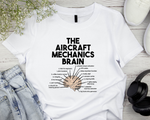 The Aircraft Mechanic Brain T-Shirt