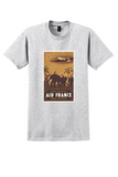 Air France West Africa T-Shirt - Guerra Elephants Poster - Ash