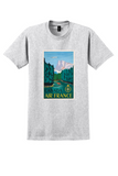 Air France Canada T-Shirt - Dore Pine Forest Poster - Ash
