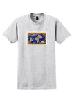 Air France World Map T-Shirt - Vintage Route Map Poster - Ash