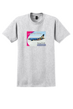 Alaska Airlines T-Shirt - Spirit of Disneyland 737-400 Sticker - Ash
