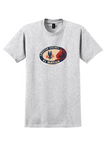 American Airlines T-Shirt - Vintage El Mayan Bag Sticker - Ash