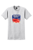 American Airlines T-Shirt - Vintage World's Fair Line Bag Sticker - Ash