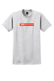 Braniff International T-Shirt - Vintage BI Pronto Package Label - Ash