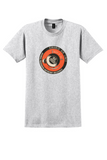 Bonanza Air Lines T-Shirt - Vintage Route of the Gold Strikes Sticker - Ash