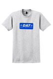 DAT T-Shirt - Vintage Belgian Regional Airline Bag Sticker - Ash