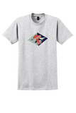 East African Airways T-Shirt - Vintage Leaping Lion Bag Sticker - Ash