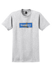 Greenpeace T-Shirt - Vintage 1992 Whale Tail Sticker - Ash