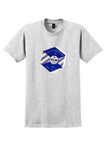 KLM T-Shirt - Vintage Officially Appointed Agent Sticker - Ash