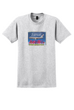 Air Holland T-Shirt - Vintage Trekt De Wijde Wereld In Sticker - Ash