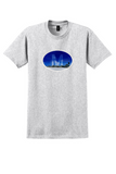 Munich Airport T-Shirt - Vintage Big M Terminal Sticker - Ash