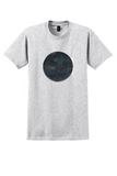 Ozark Air Lines T-Shirt - Vintage Foil Three Swallows Bag Sticker - Ash
