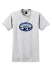 Pan Am T-Shirt - Vintage Australia Flying Clippers Bag Sticker - Ash