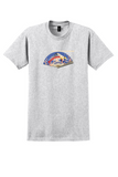 SAS T-Shirt - Vintage Japan Fan Bag Sticker - Ash