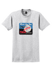 TWA T-Shirt - Vintage Jetstream Over the Top Polar Route Sticker - Ash