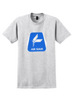Air Siam T-Shirt - Vintage Bird Logo Bag Sticker - Ash