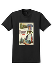 Fly TWA Europe T-Shirt - David Klein Europe Poster - Black