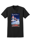 Fly TWA T-Shirt - Frank Soltesz Fly the Finest Constellation Poster - Black