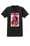 Fly TWA Hawaii T-Shirt - David Klein Ukulele Poster - Black