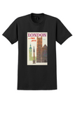 Fly TWA Jets London T-Shirt - David Klein Westminster Poster - Black