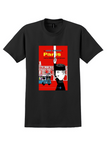 Aer Lingus Paris T-Shirt - Vintage Paris Cartoon Poster - Black
