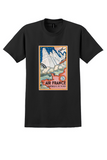 Air France North America T-Shirt - Arnoux Skyscrapers Poster - Black