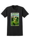 Air France Great Britain T-Shirt - Boucher Countryside Poster - Black