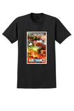 Air France Europe T-Shirt - Falcucci European Scenes Poster - Black
