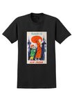 Air India Bangkok T-Shirt - Vintage Monk Umbrella Poster - Black
