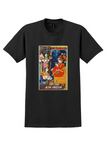 Air India India T-Shirt - Vintage Maharajah Collage Poster - Black