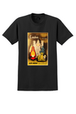 Air India London T-Shirt - Vintage Tower Bridge Maharajah Poster - Black