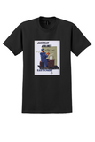 American Airlines East Coast T-Shirt - Kauffer Sea Captain Poster - Black