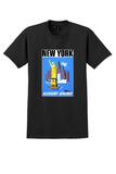 Allegheny Airlines New York T-Shirt - Vintage Statue of Liberty Poster - Black