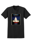 American Airlines Washington T-Shirt - Kauffer Capitol Night Poster - Black