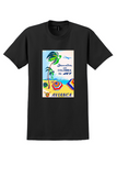 Avianca Jamaica T-Shirt - Vintage Palm and Jet Poster - Black