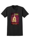 BOAC Qantas Australia T-Shirt - Vintage Kangaroo Poster - Black
