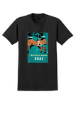 BOAC Scotland T-Shirt - Vintage Highland Dancers Poster - Black